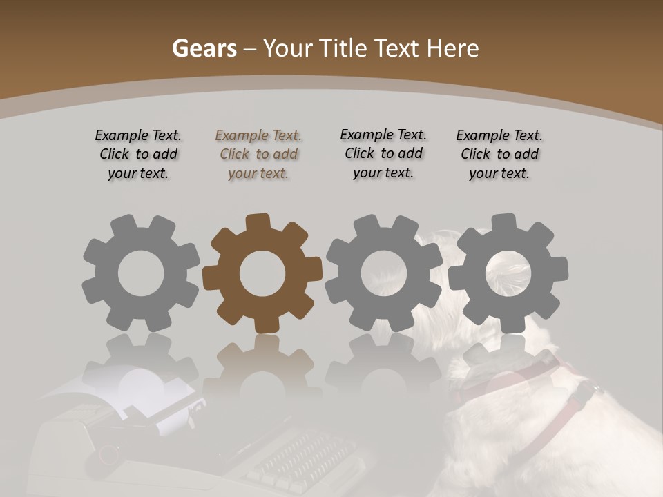 White Air Industry PowerPoint Template