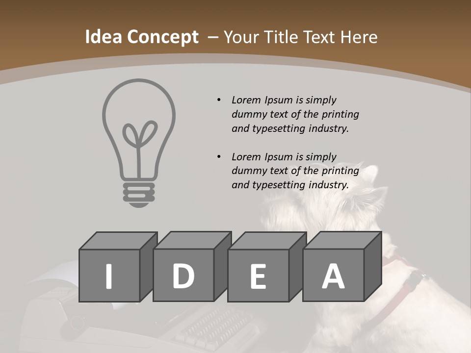White Air Industry PowerPoint Template