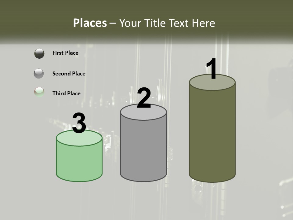 White Industry Part PowerPoint Template