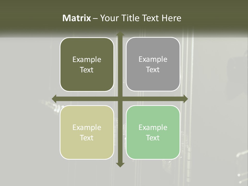 White Industry Part PowerPoint Template