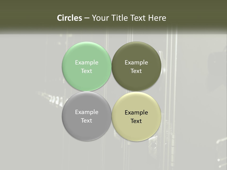 White Industry Part PowerPoint Template