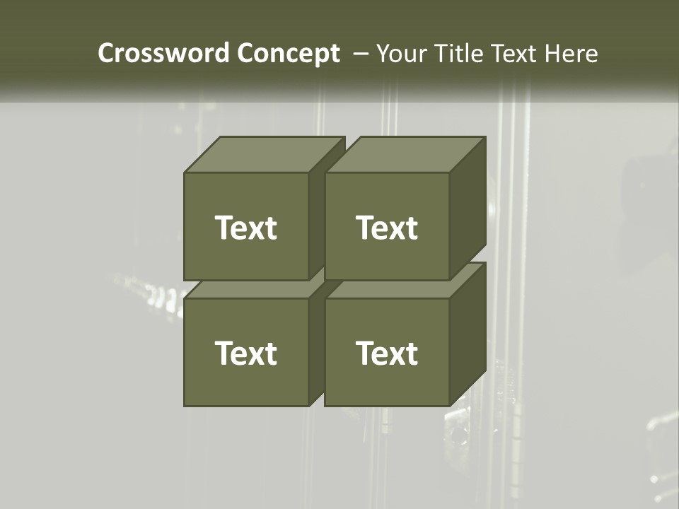 White Industry Part PowerPoint Template
