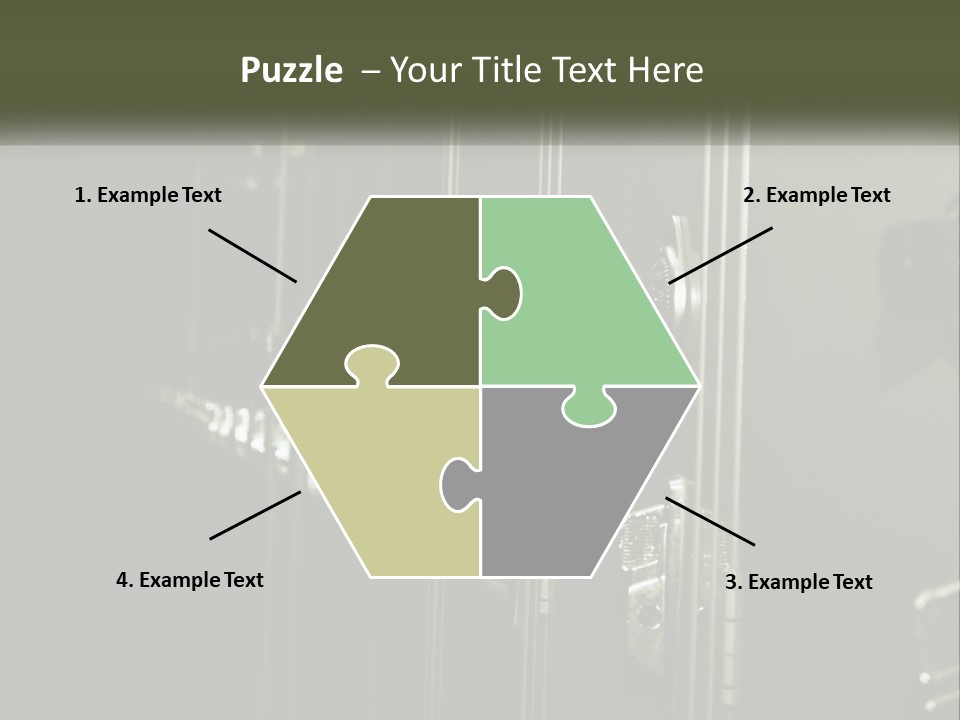 White Industry Part PowerPoint Template