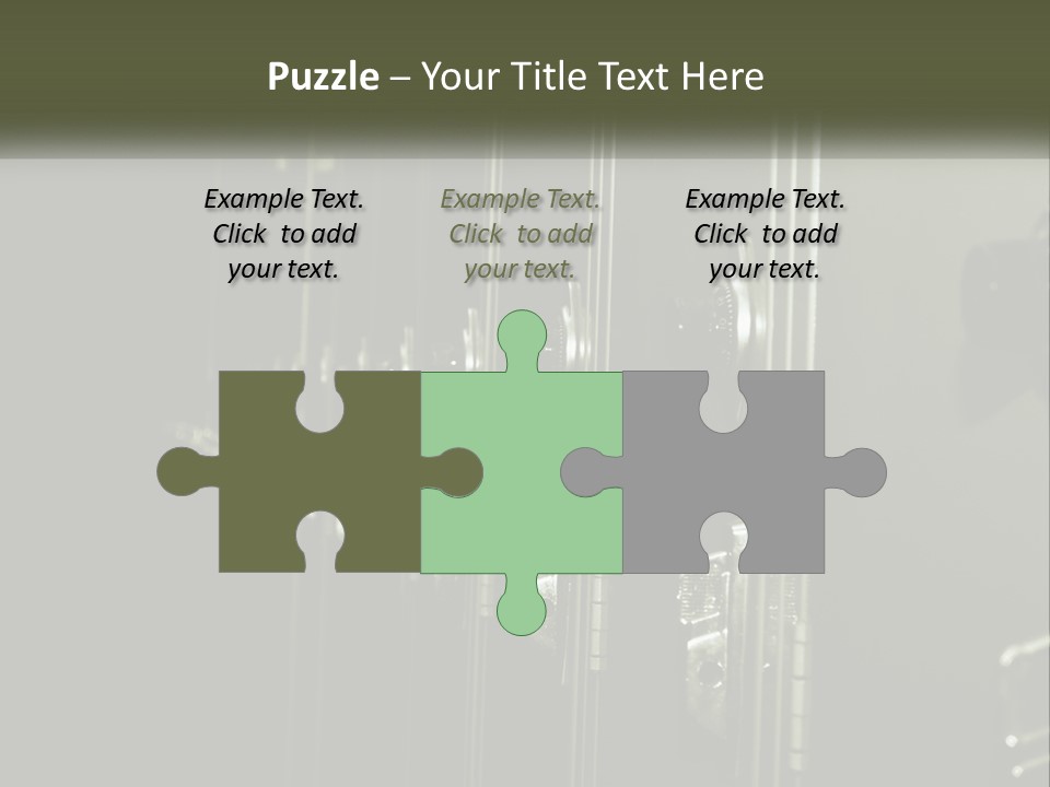 White Industry Part PowerPoint Template