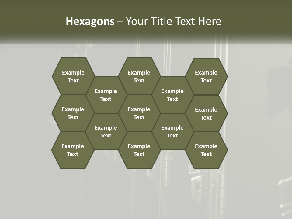 White Industry Part PowerPoint Template