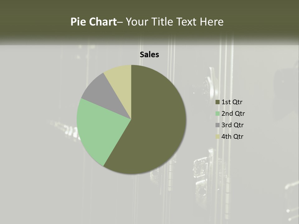 White Industry Part PowerPoint Template