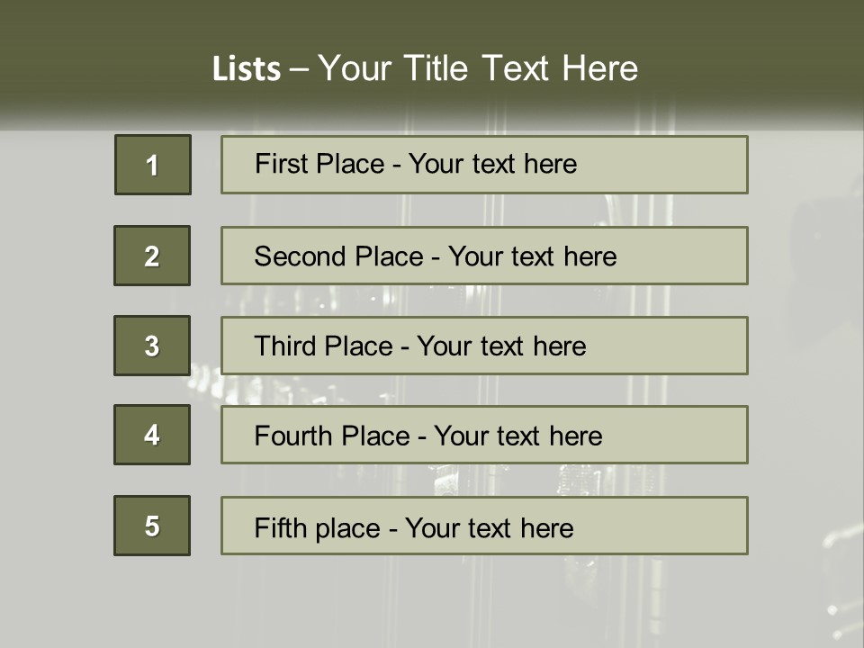 White Industry Part PowerPoint Template