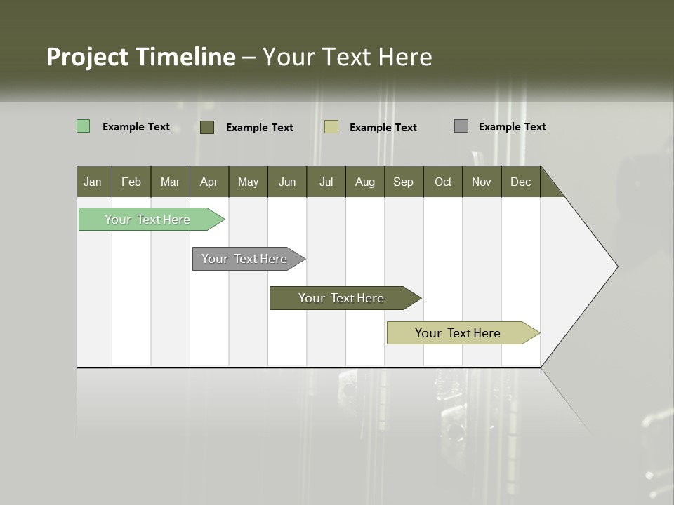 White Industry Part PowerPoint Template