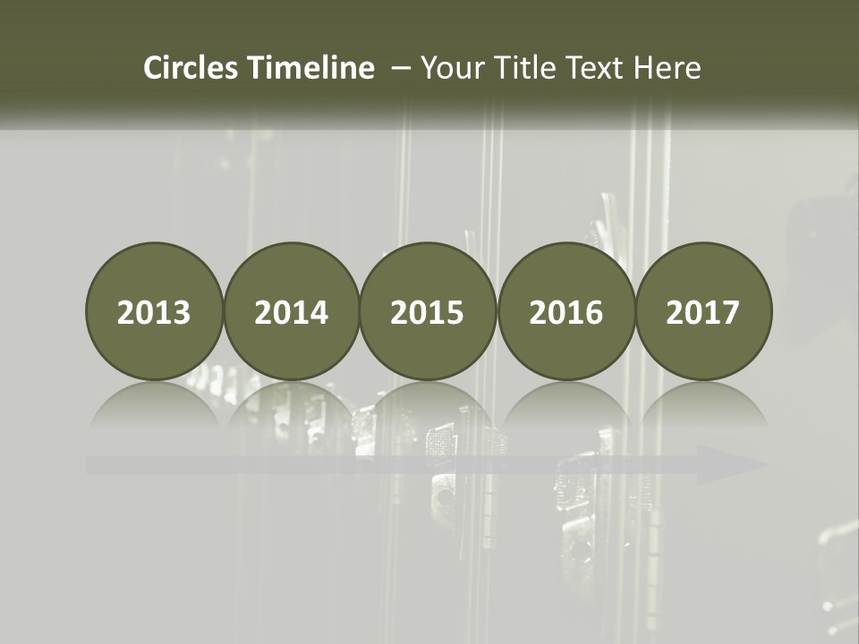 White Industry Part PowerPoint Template