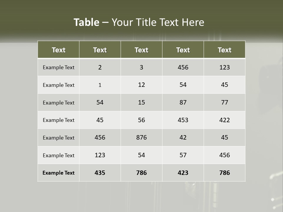 White Industry Part PowerPoint Template