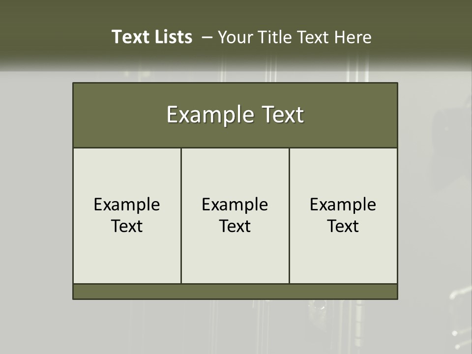 White Industry Part PowerPoint Template