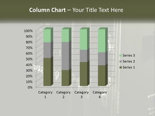 White Industry Part PowerPoint Template