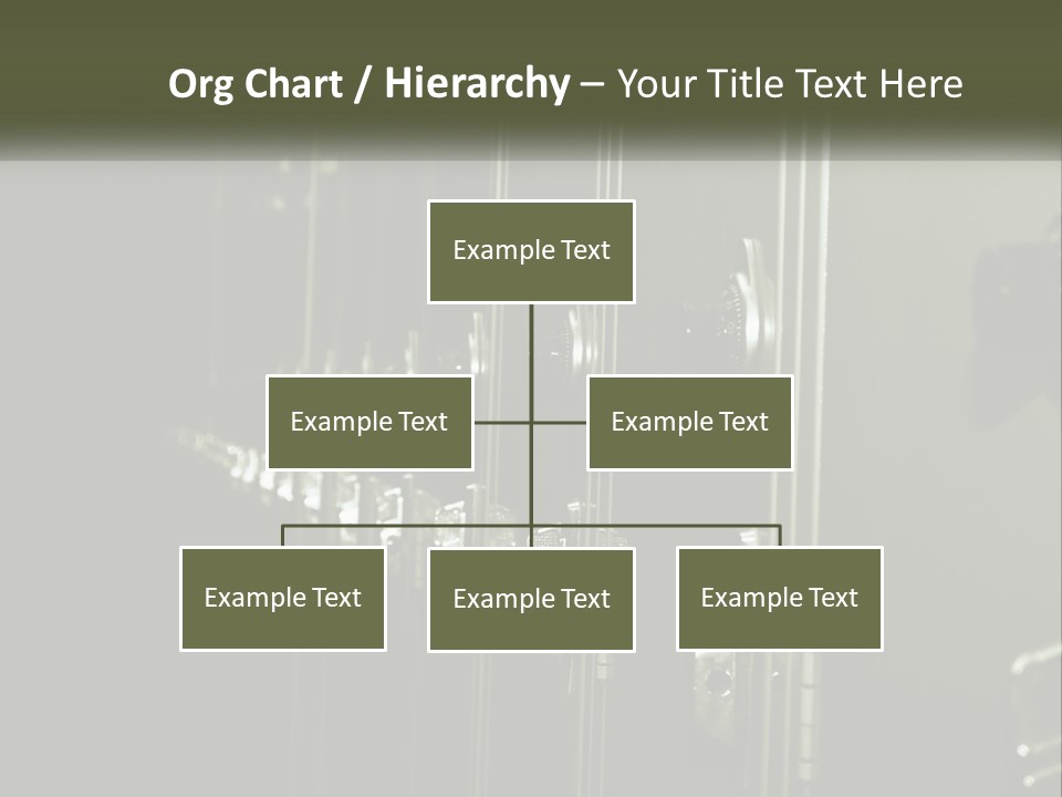 White Industry Part PowerPoint Template