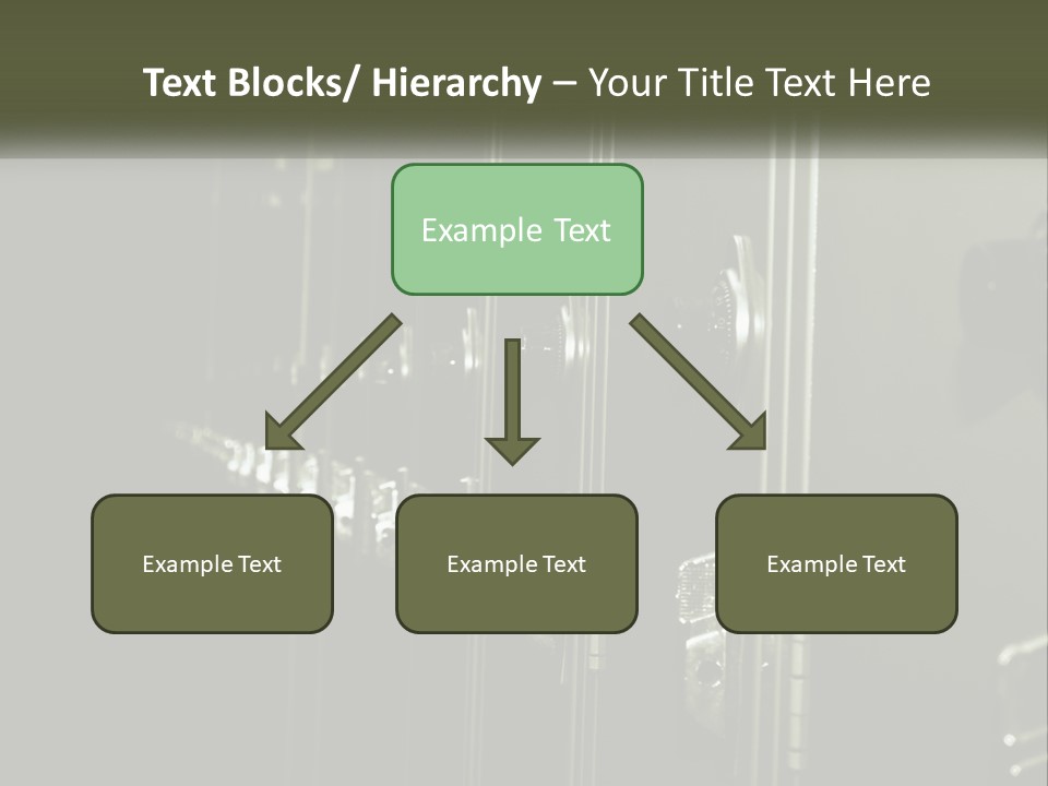 White Industry Part PowerPoint Template