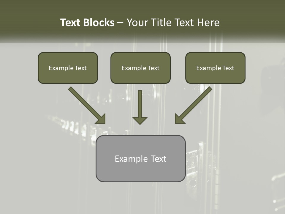 White Industry Part PowerPoint Template
