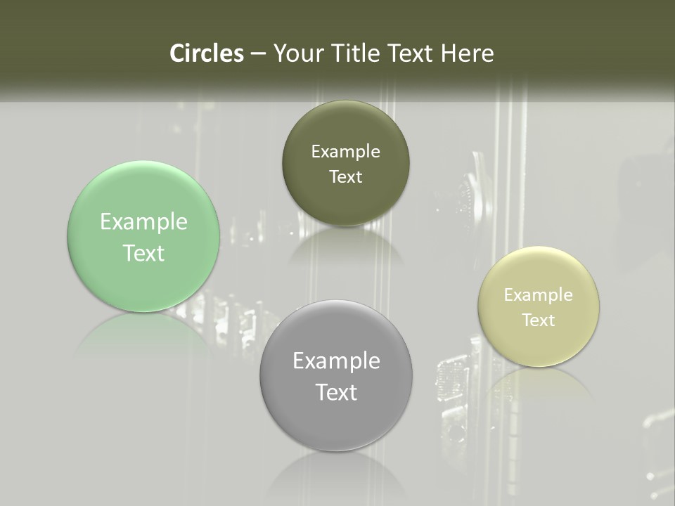 White Industry Part PowerPoint Template