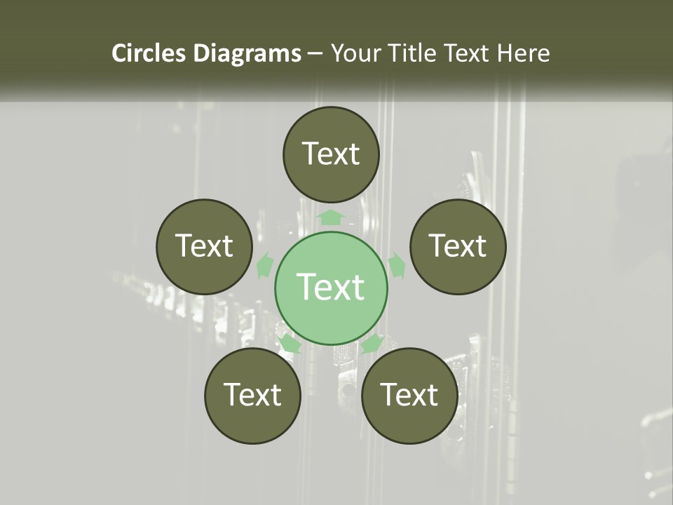 White Industry Part PowerPoint Template