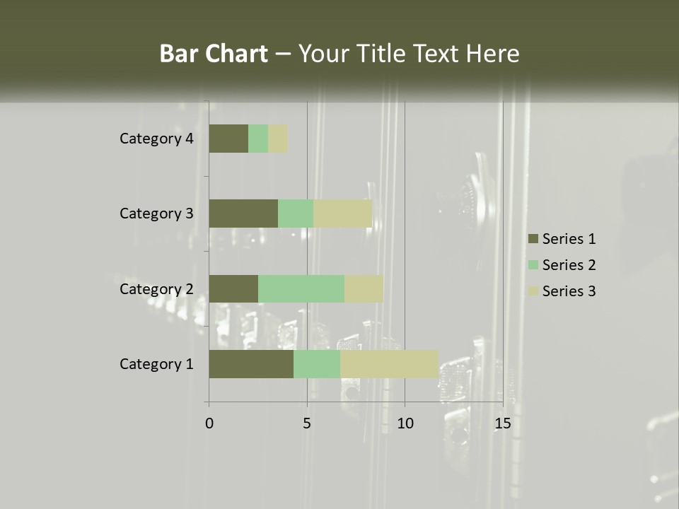 White Industry Part PowerPoint Template