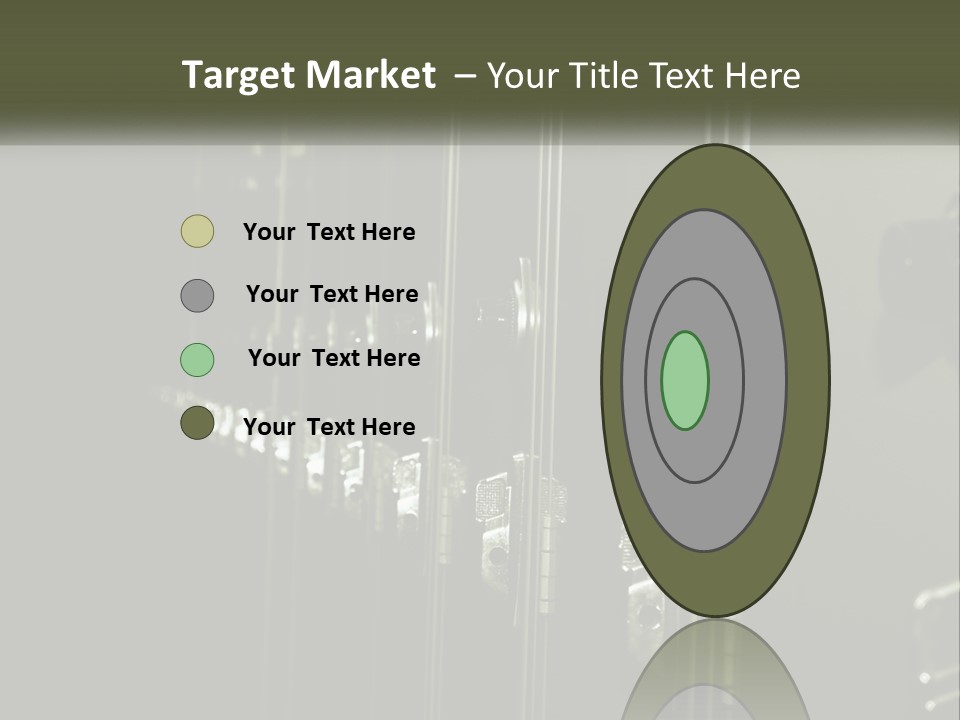 White Industry Part PowerPoint Template