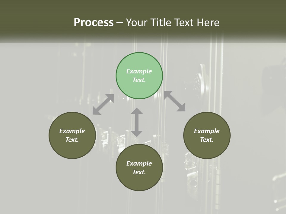 White Industry Part PowerPoint Template