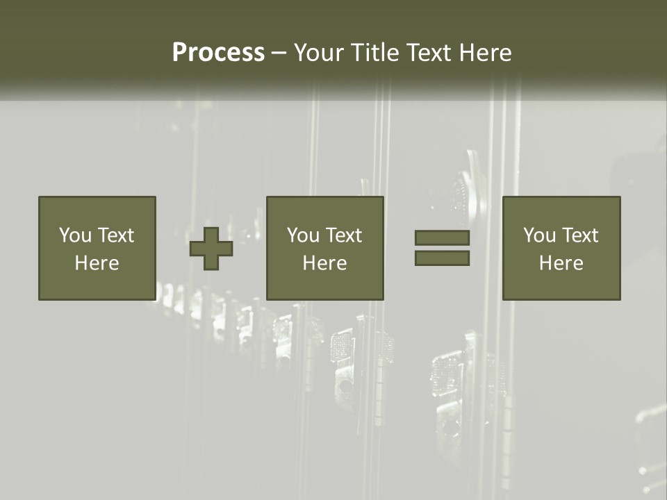 White Industry Part PowerPoint Template
