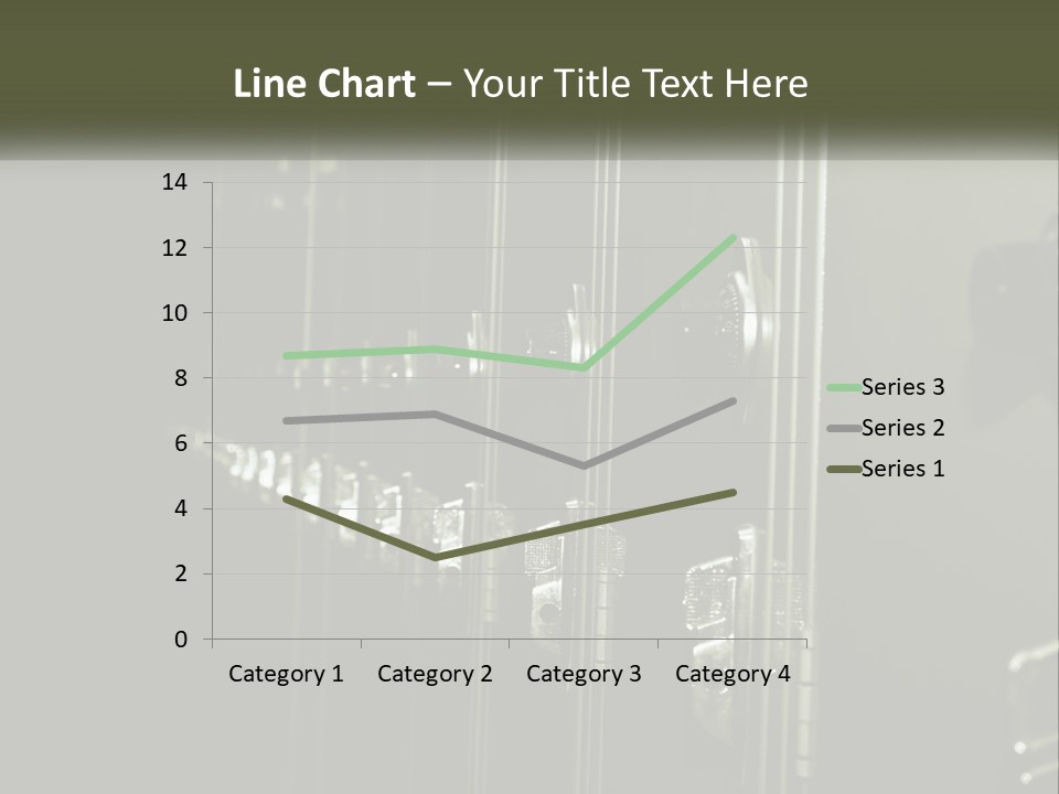 White Industry Part PowerPoint Template