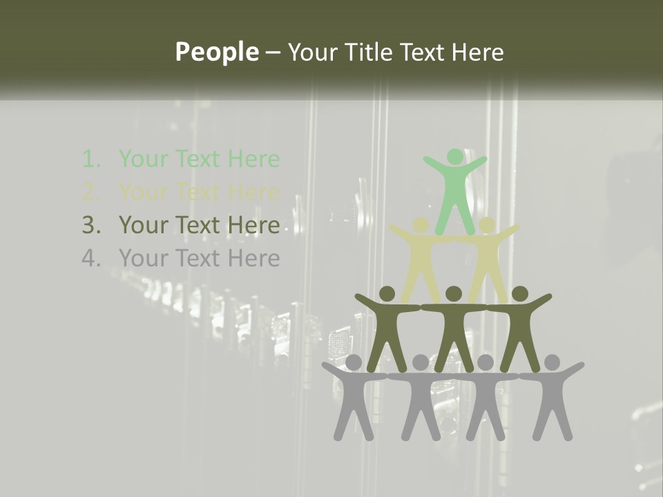 White Industry Part PowerPoint Template