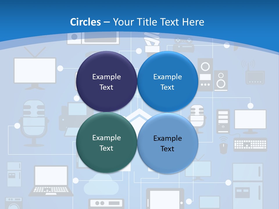 Condition House Electricity PowerPoint Template