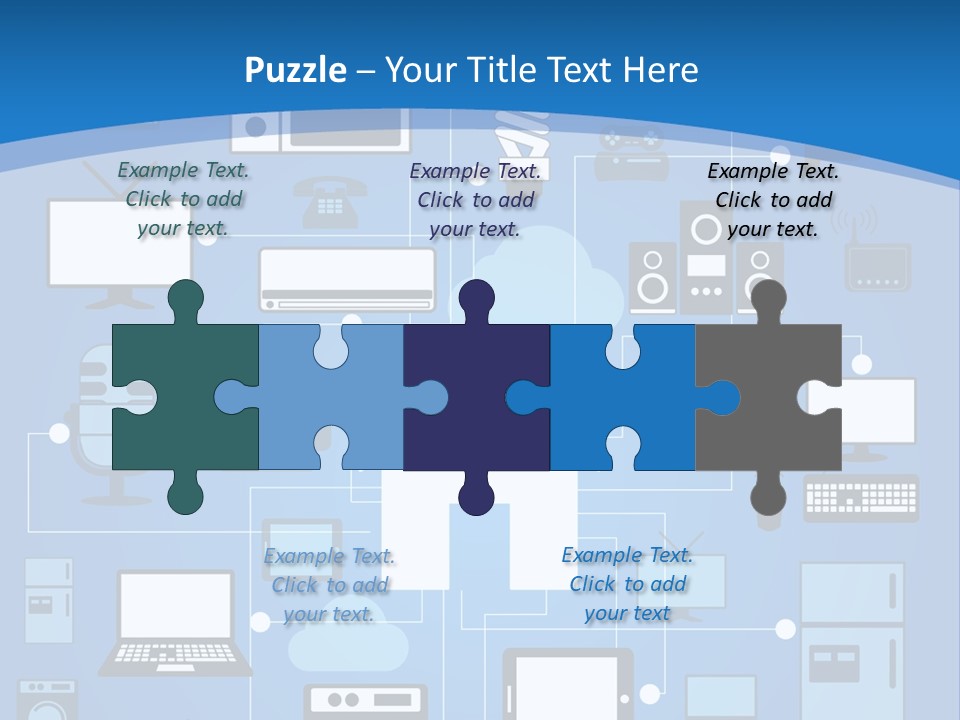 Condition House Electricity PowerPoint Template