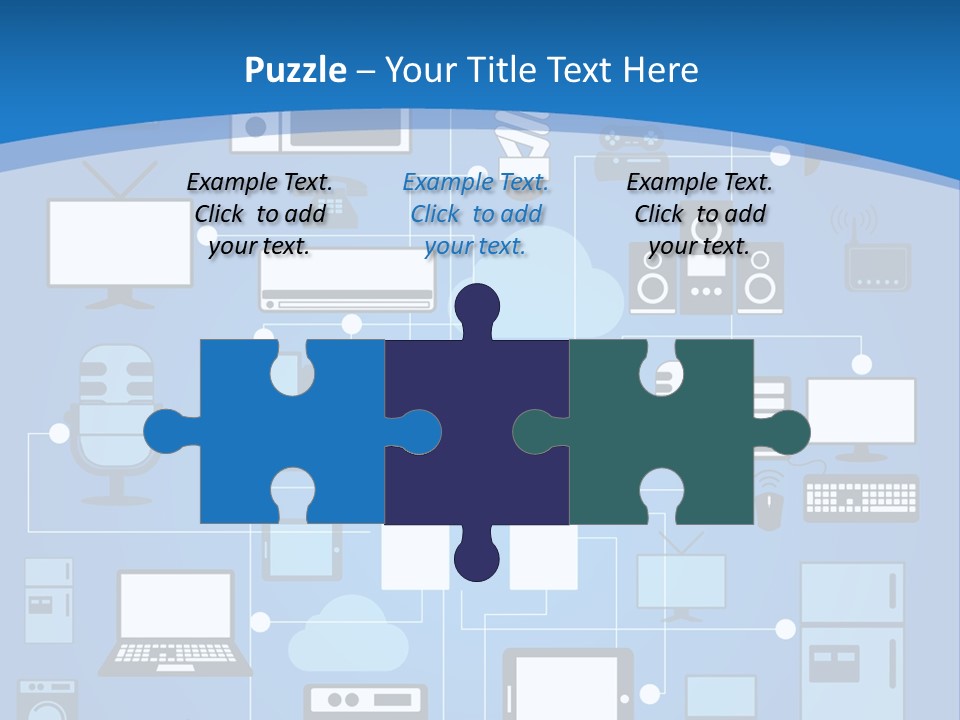 Condition House Electricity PowerPoint Template