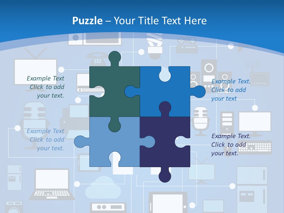 Condition House Electricity PowerPoint Template