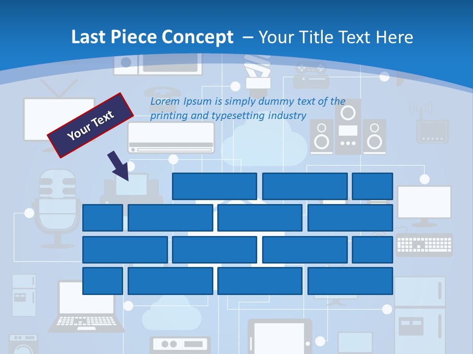 Condition House Electricity PowerPoint Template