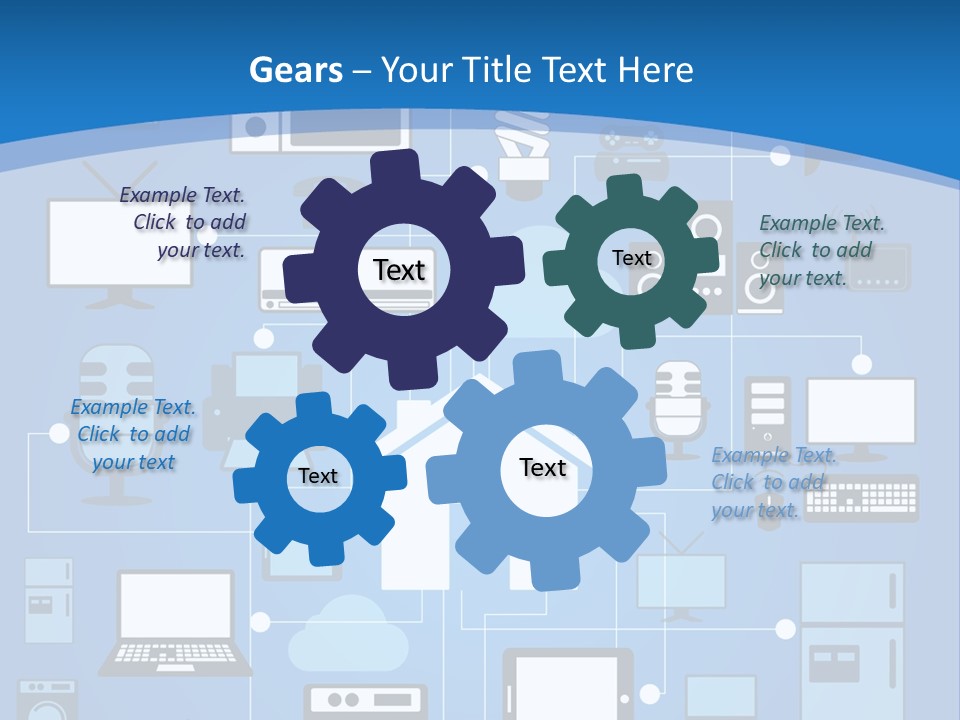Condition House Electricity PowerPoint Template