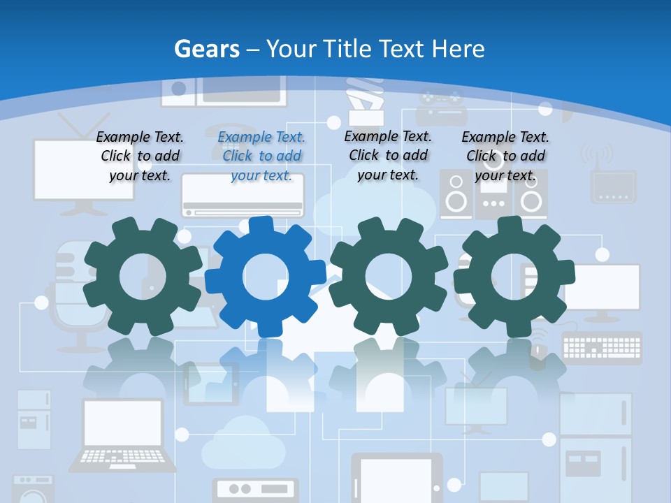 Condition House Electricity PowerPoint Template