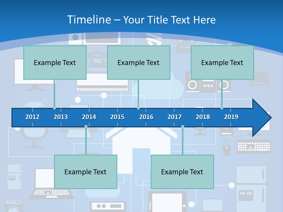 Condition House Electricity PowerPoint Template