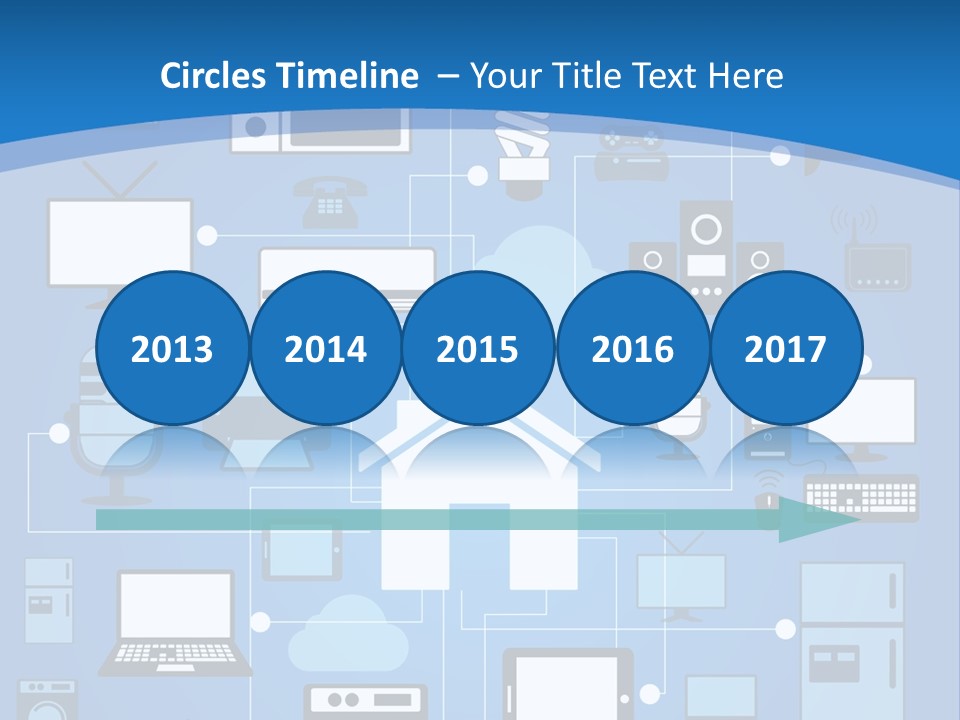 Condition House Electricity PowerPoint Template