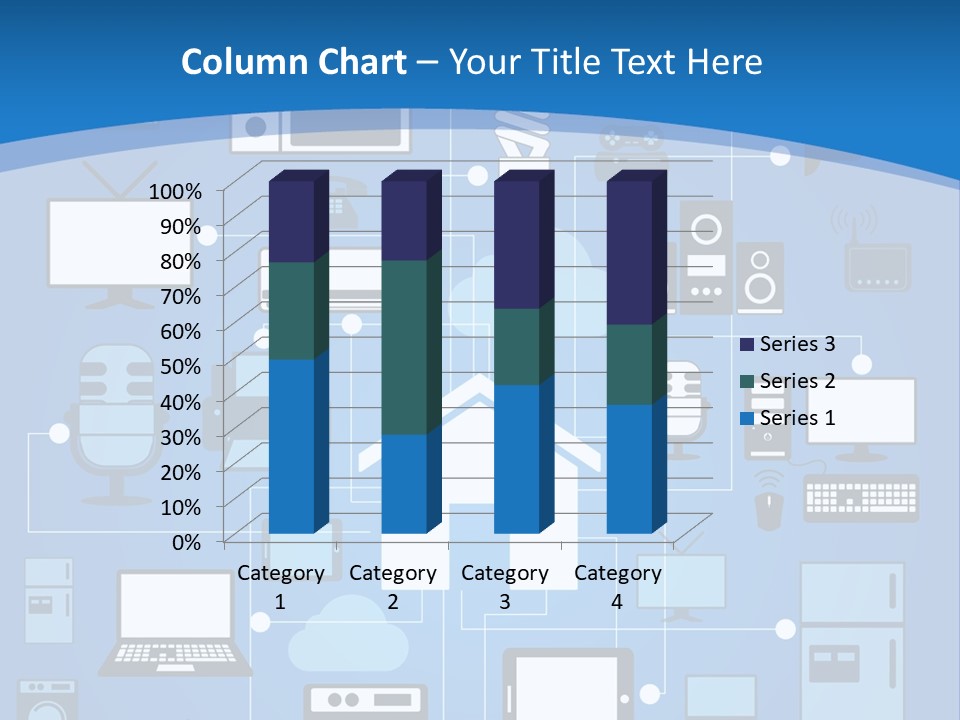 Condition House Electricity PowerPoint Template