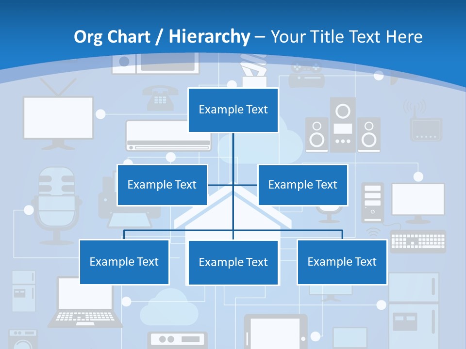 Condition House Electricity PowerPoint Template