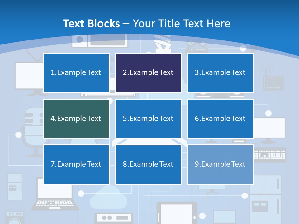 Condition House Electricity PowerPoint Template