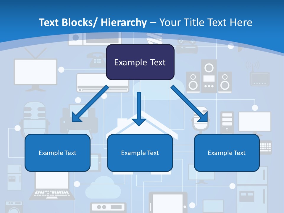 Condition House Electricity PowerPoint Template