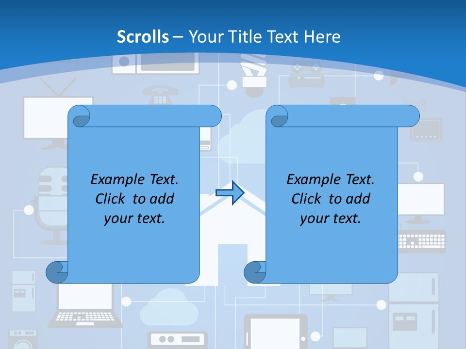 Condition House Electricity PowerPoint Template