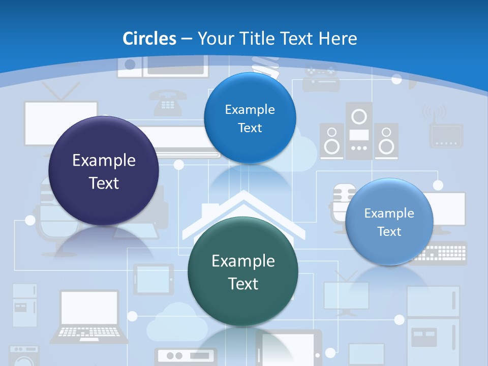Condition House Electricity PowerPoint Template