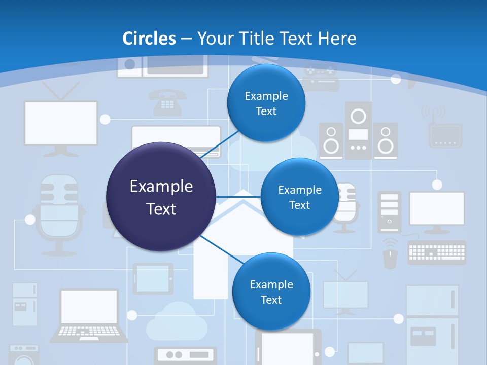 Condition House Electricity PowerPoint Template