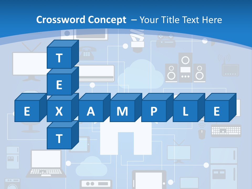 Condition House Electricity PowerPoint Template