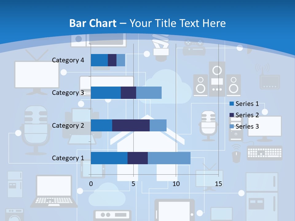 Condition House Electricity PowerPoint Template