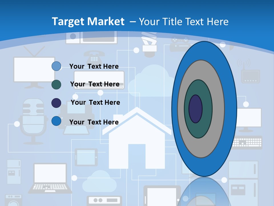 Condition House Electricity PowerPoint Template