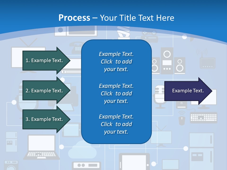 Condition House Electricity PowerPoint Template