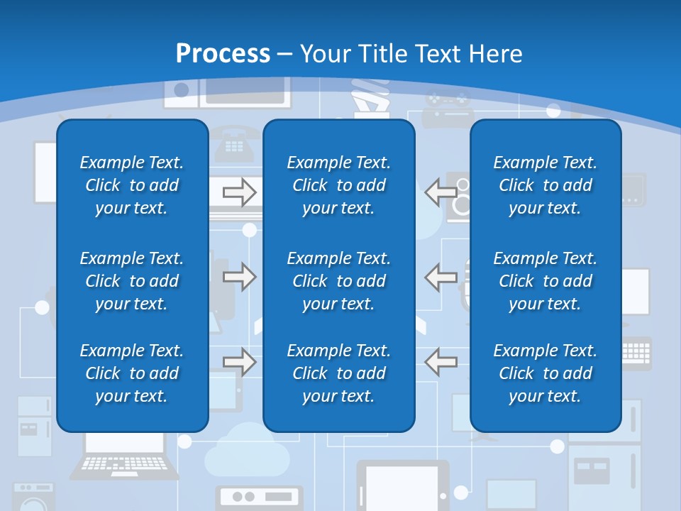 Condition House Electricity PowerPoint Template