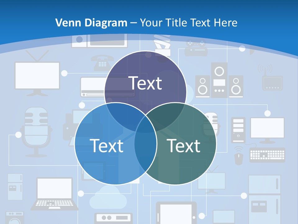 Condition House Electricity PowerPoint Template