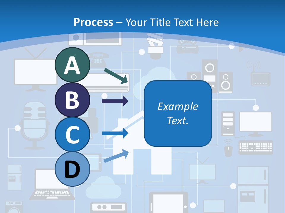Condition House Electricity PowerPoint Template
